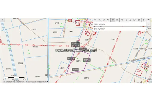 wodzisławski, Gorzyce, Bełsznica, Bełsznica, 18 arów, widok na góry, ślepa ulica