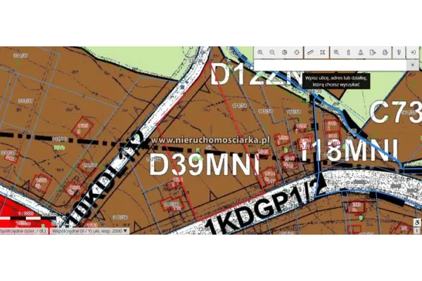 wodzisławski, Gorzyce, Działka Gorzyce DK78 ul. Rybnicka 68A