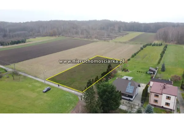 śląskie, wodzisławski, Gorzyce, Duża działka budowlana 21 arów Gorzyce - Osiny