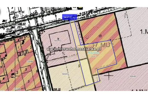 wodzisławski, Radlin, Działka budowlana Radlin - Rydułtowska