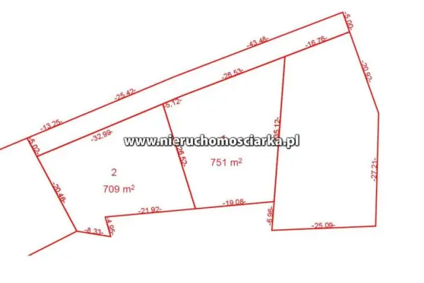 wodzisławski, Wodzisław Śląski, Dwie działki budowlane Wodzisław Jedłownik