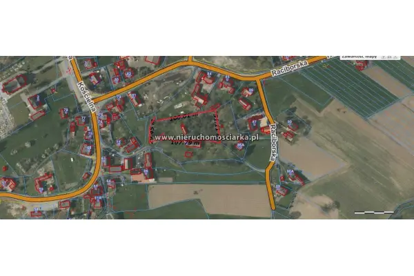 raciborski, Kuźnia Raciborska, Turze, Działka budowlana Turze