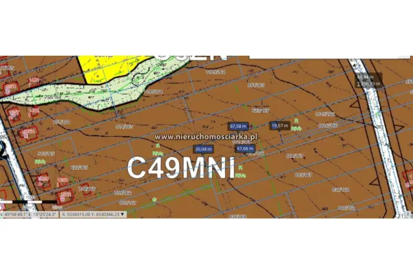 wodzisławski, Gorzyce, Czyżowice, Działka budowlana - Czyżowice