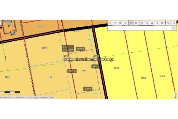 wodzisławski, Godów, Gołkowice, Działki budowlane z widokiem na góry - Gołkowice Boczna