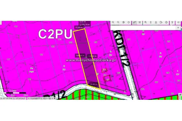 wodzisławski, Gorzyce, Czyżowice, Działka przemysłowo-usługowa Czyżowice-strefa